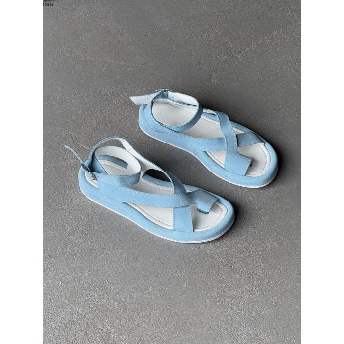 Жіночі босоніжки Baby Blue з замші – комфорт і стиль