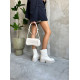 Черевики на платформі з передньою блискавкою
