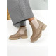 Зимові черевики ЧЕЛСІ з натуральною шкірою LATTE - Купити онлайн