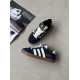 Вінтажні кеди Adidas Gazelle сині з білими деталями