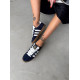Вінтажні кеди Adidas Gazelle сині з білими деталями